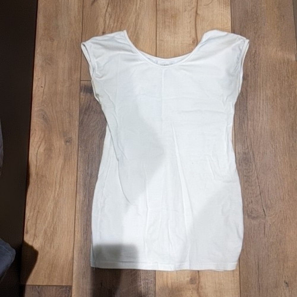 Off white shell top